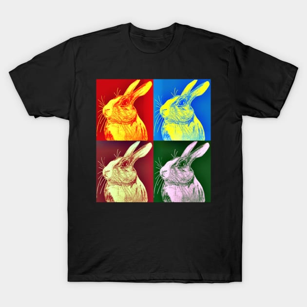 Dutch Rabbit POP Art! T-Shirt by YollieBeeArt